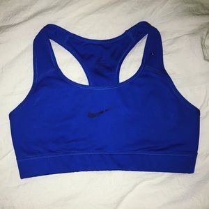 royal blue nike sports bra